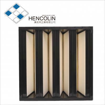 Hencolin ABS Air Filter High Volume HEPA Filter V Bank Air Filter