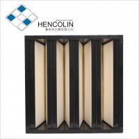 Hencolin HEPA H13 V Bank fiberglass filter