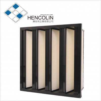 High Volume 3V 4V 6V ABS HEPA V Bank Air Filter